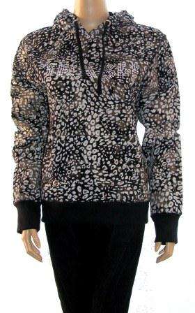 UK IMPORTS - Leopard Print Hoodie - Size: 32/34