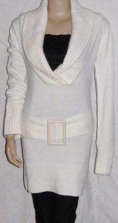 UK IMPORTS - Soft Wool Cowl Neck Sweater - Size: Medium