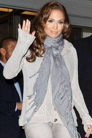 Grey Linen Fringe Scarf / Shawl / Wrap