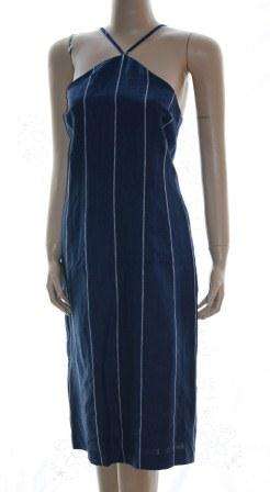 JENNI BUTTON - Chic Linen Dress - Size: 32