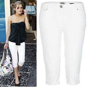 Jenni Button Super Sexy Cropped Jeans - Size: 32/34/36