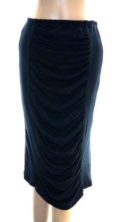 PHILOSOPHY Designer Ruched Fitted Skirt - Size: 32/34