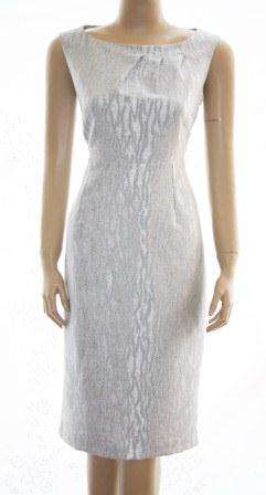 JENNI BUTTON Designer Shift Dress - Size: 32