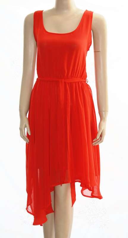 Authentic Massimo Dutti Designer Chiffon Dress - Size: 32 [FREE SHIPPING]