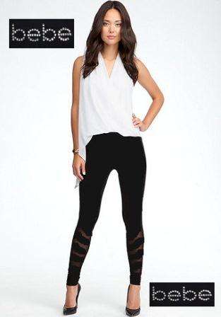 Kim Kardashian Designer Bebe Leggings