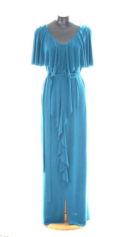 Marion and Lindie Waterfall Sleeve Maxi Dress - Size: 34