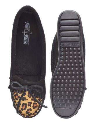 Authentic MINNETONKA Leopard Moccasins - Size: 4
