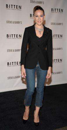 "BITTEN By Sarah Jessica Parker " Black Blazer Jacket - Size: Large
