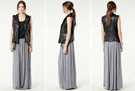 "URBAN" Grey Maxi Skirt - Size: Medium
