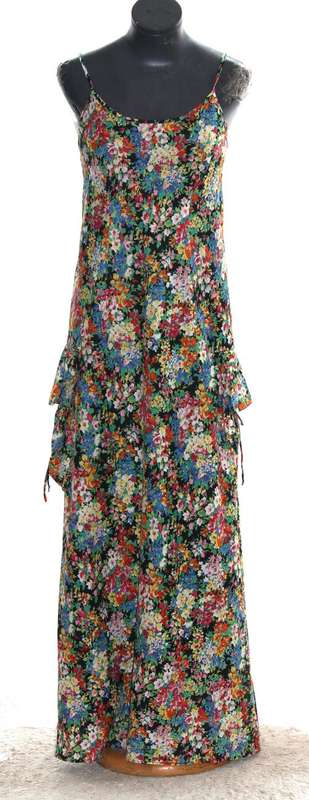 Jo Borkett Floral Maxi Dress - Size: 32