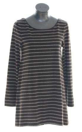 EARTHADDICT - Cotton Stripe Dress - Size: 34