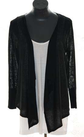 Hilton Weiner - Silk Knit Cardi - Size: Medium