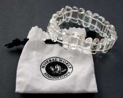 Clear Quartz Stretch Bracelet