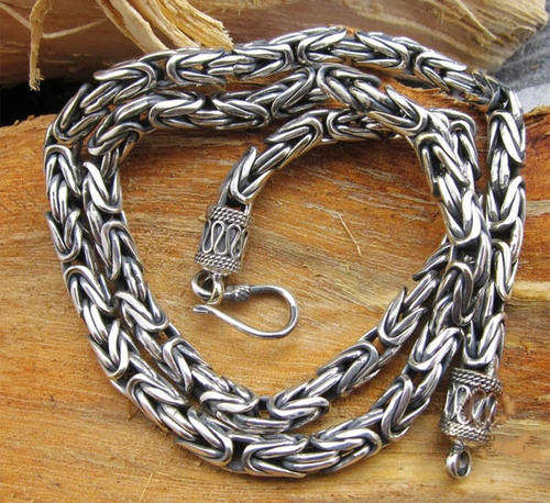 Handmade 925 Silver Necklace - 59.3 grams