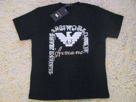 FUNKY ARMANI JEANS BLACK T-SHIRT