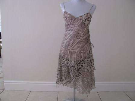 JENNI BUTTON PURE SILK DRESS [SAMPLE]