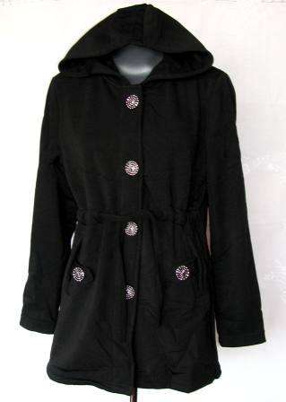 Ladies Black Hoody Jacket - Size 32/34