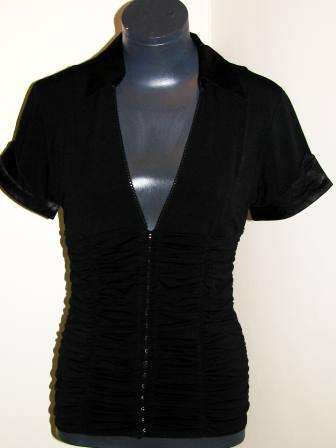 G Couture Designer Sexy Ruched Corset Style Top -- Size: 34