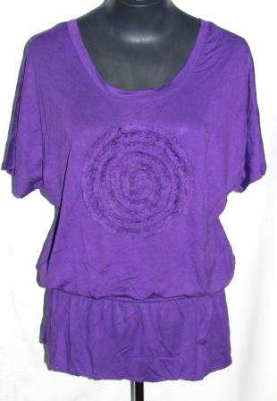 Purple Ruffle Tunic
