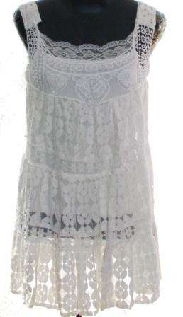 VERTIGO - Babydoll Lace Tunic + FREE Lace Cami - Size: 30/32