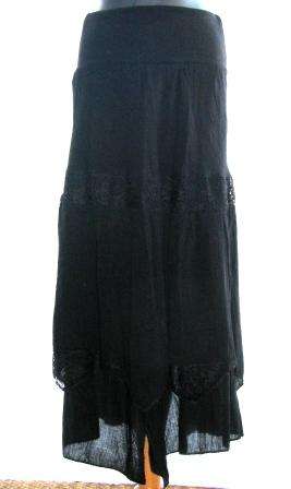 Layered Handkerchief Skirt - One Size