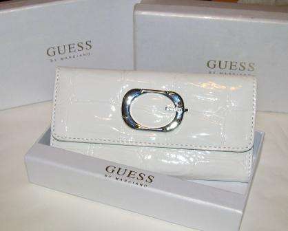 Authentic Guess - White G Logo Wallet
