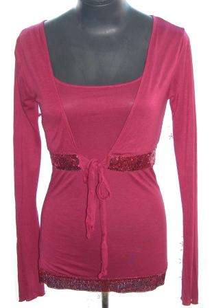 Sequine Tank with Matching Bolero Set - Size: XS