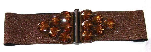 Funky Beaded Elasticated Belt