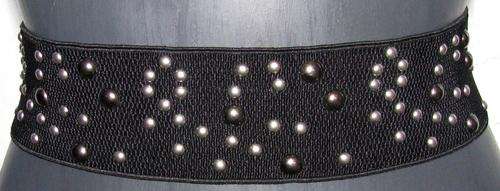 Forever New Galactic Stud Elastic Belt - Size: M/L