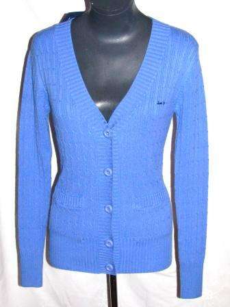 ACA JOE - Cable Cardi with Pockets - Size: Medium
