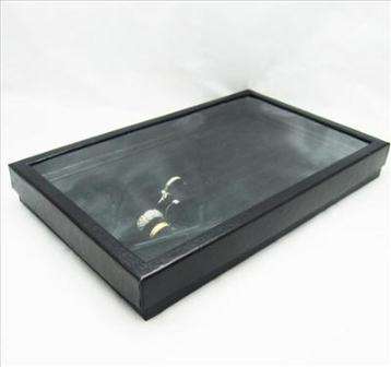 12 RING CLEAR TOP JEWELRY DISPLAY CASE BOX