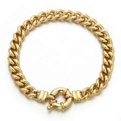 9ct Gold Bracelet with a Signoretti Clasp - 11 grams