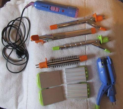 All in one kiddies hair iron set