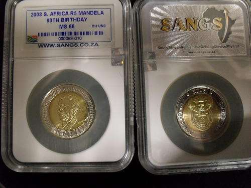 CRAZY R1 START SANGS GRADED MS 66 R5 BIRTHDAY MANDELA