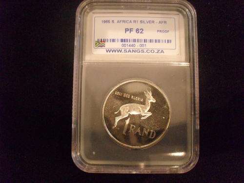 1965 S.A R1 SILVER AFRIKAANS