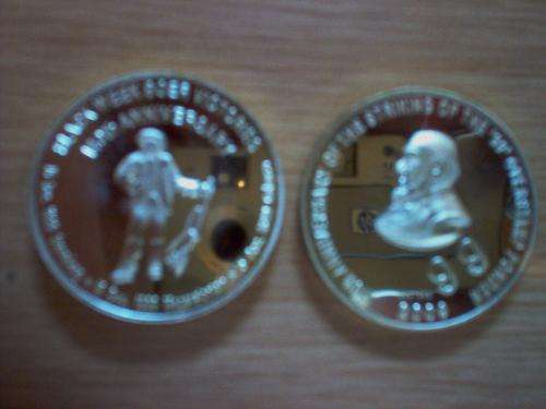 2009 NNS FINE SILVER BLACK WEEK MEDALLION