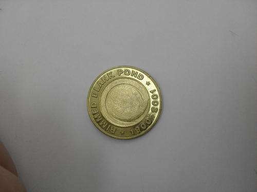 ## CRAZY R1 SALE## 2001 ISSUE NNS BLANK POND MEDALLION
