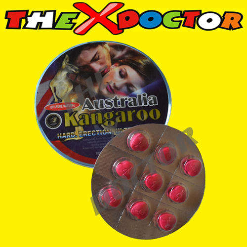 Australia Kangaroo - Strong Erection Pills for Men (18000mg x 9 Pills)