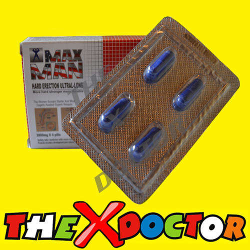 Max Man 4 - Male Enhancement capsules - 3800mg x 4 Capsules