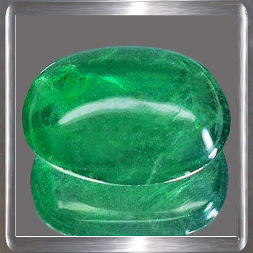 Natural Fluorite Green 9.07ct Oval Cabochon, Wonderful Gemstone