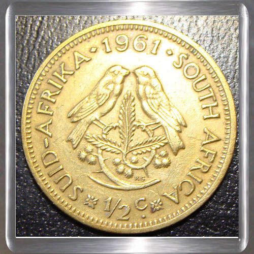 Half Cent 1961 South Africa Coin