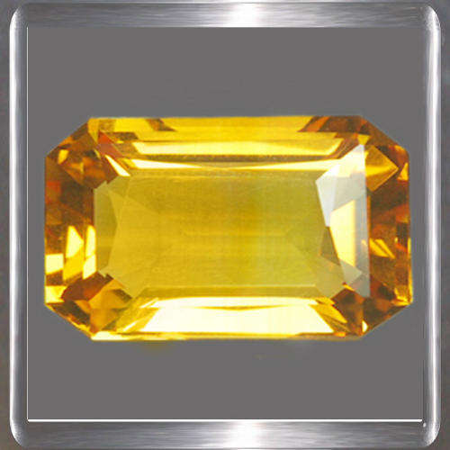 Natural Citrine Yellow 2.13ct Octagon Cut