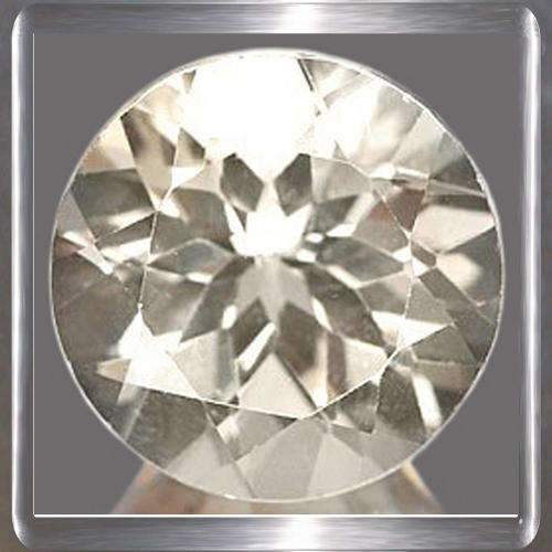 Natural Topaz Light Champagne 0.90ct Round