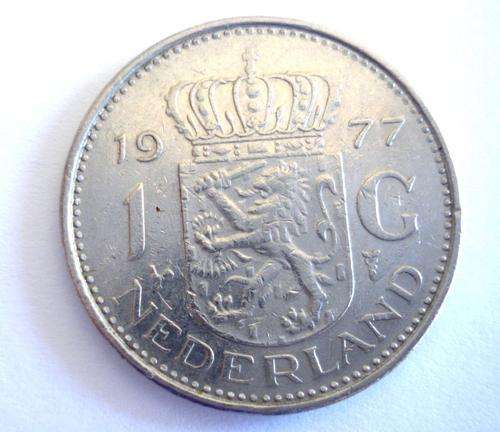 NETHERLANDS 1 GUILDEN   1970    NICKLE