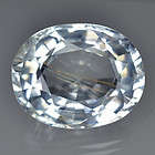 DAZZLING   WHITE  TOPAZ  9.4  ct  DEMOCRATIC REP. OF  CONGO