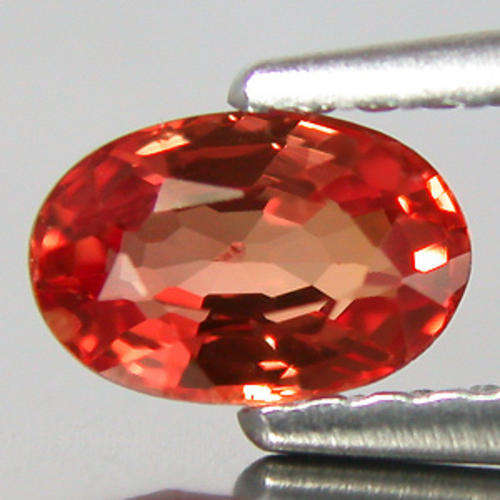 DAZZLING ORANGY PINK OVAL SAPPHIRE  - WEIGHT  2.54 CT