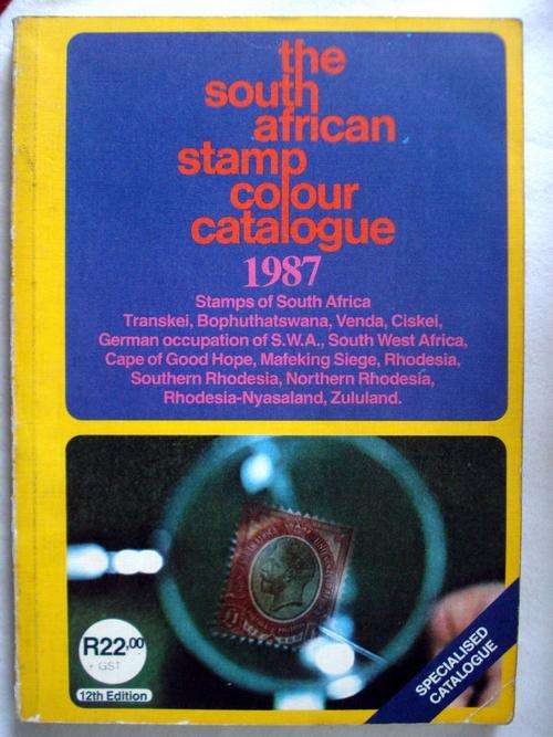SOUTH AFRICAN STAMP COLOUR CATALOGUE 1987