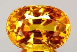 SUN KISSED STUNNING GOLDEN YELLOW SAPPHIRE    6.18CT