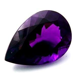 STUNNING PEAR SHAPED AMETHYST  - 12.59CT  BOLIVIA