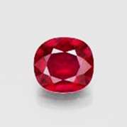 EXQUISITE NOBLE BLOOD RED RUBY  3.056CT